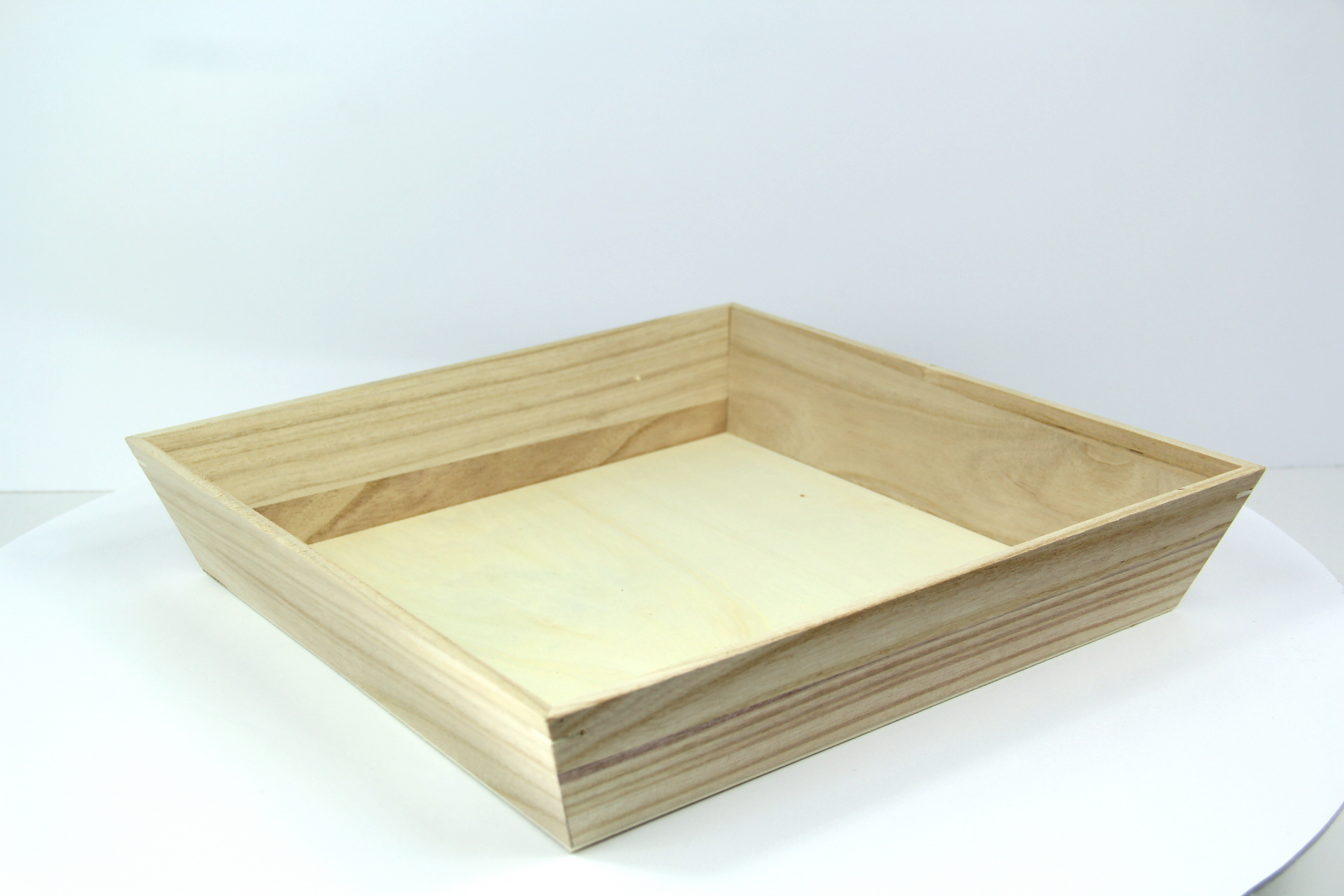 NOAH32H Heavy Duty Wooden Tray Top:L:14.75in W:14.75in Bottom:L