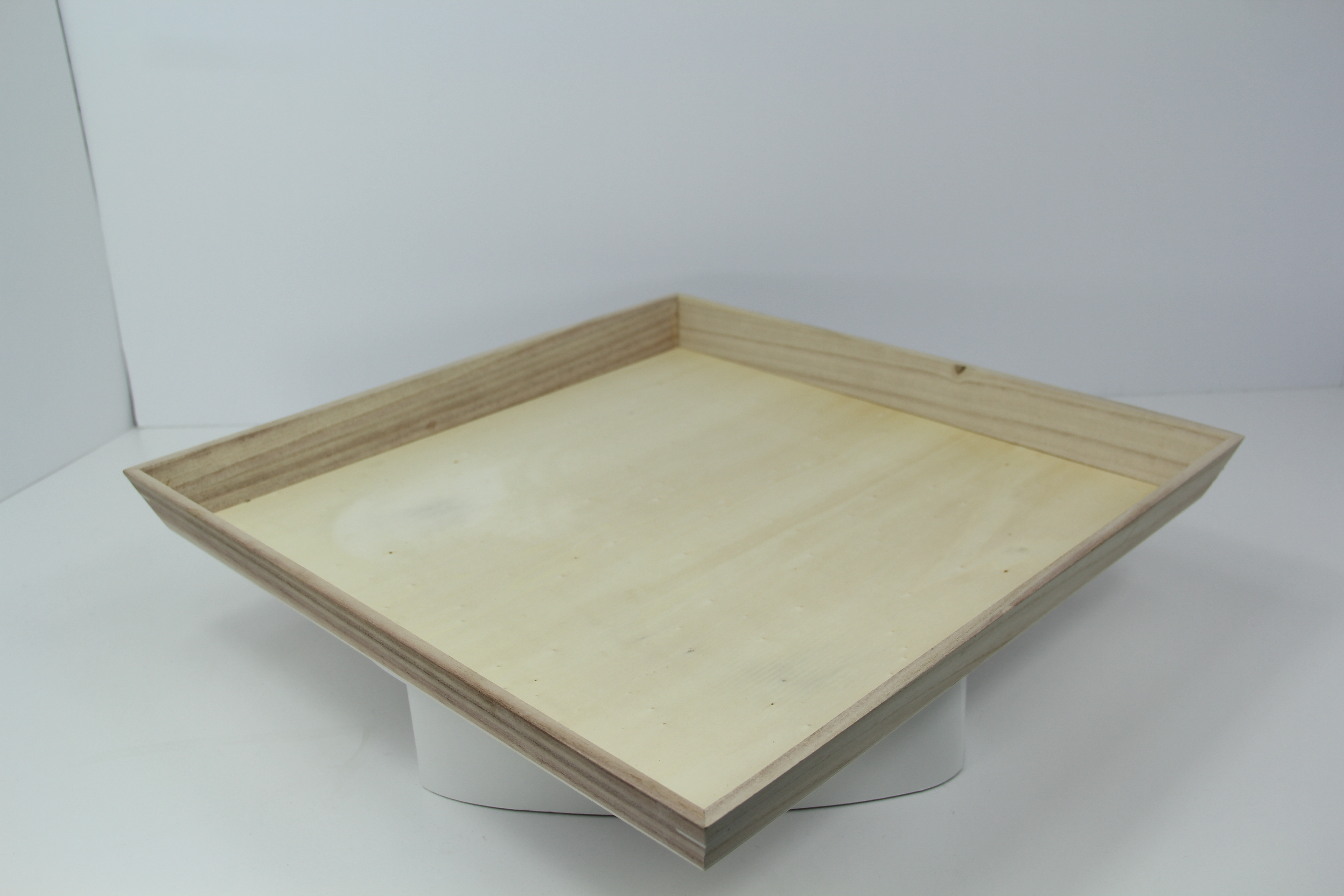 Heavy Duty Wooden Tray 17 x 17 x 1.75in - 1 pcs - BioandChic