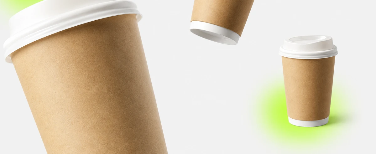 Bio & Chic eco-responsible kraft paper cups