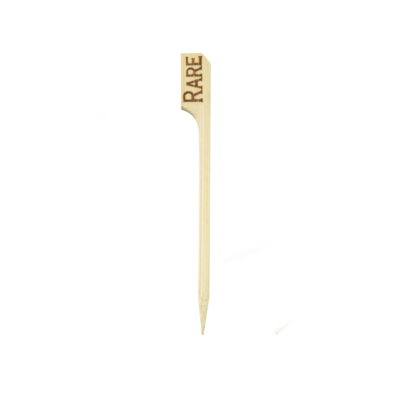 Steak Markers Cooked Labels Rare L:3.5in - 100 pcs