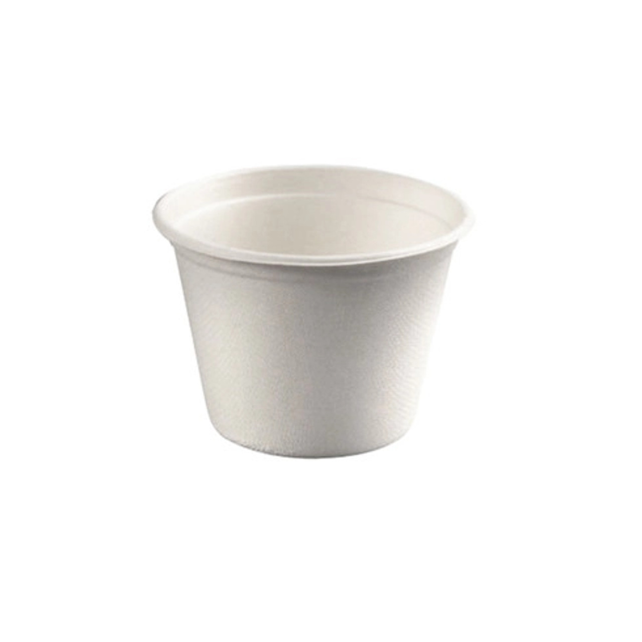 White Sugarcane Lid for 210GPU350 & 210GPU500 D:4.72in H:0.45in - 50 pcs