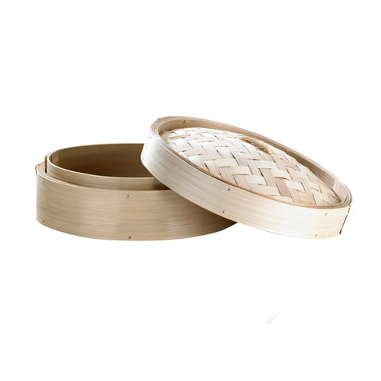 Dim Sum Giant Bamboo Steamer 55oz D:11.8in H:2.6in - 5 pcs