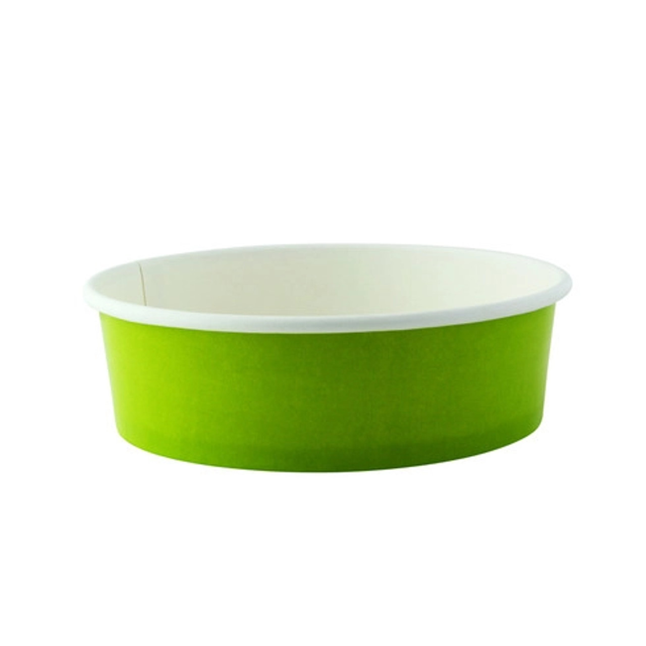 Buckaty Round Green To Go Container 16oz D:5.9in H:1.8in - 45 pcs