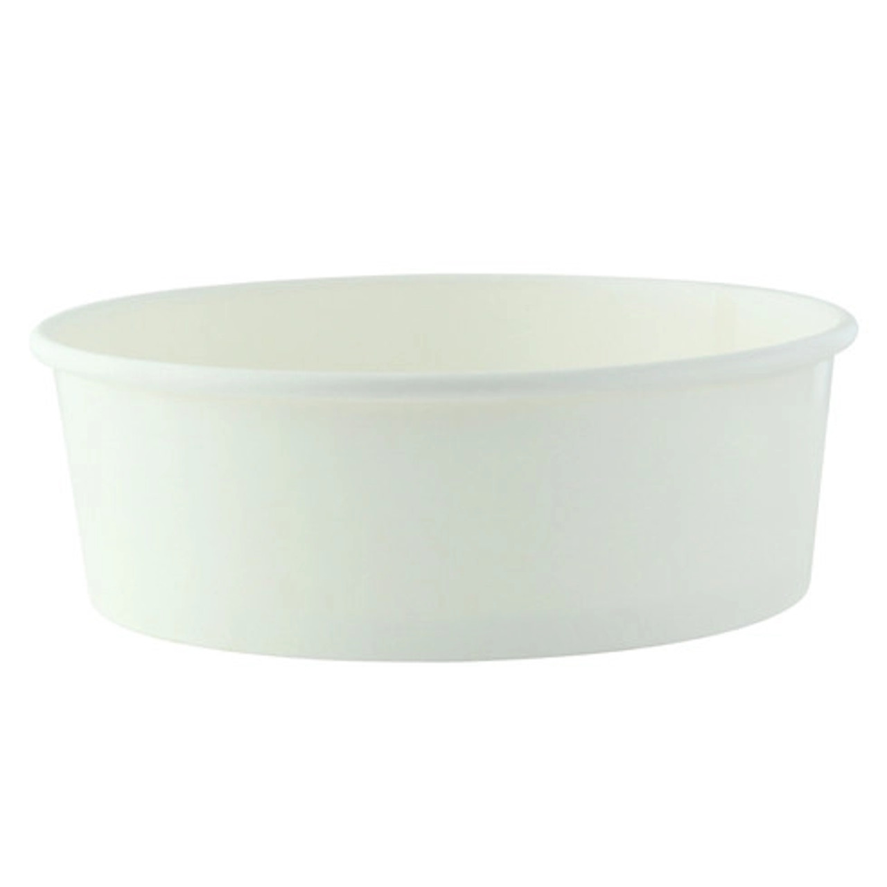 Buckaty Round White To Go Container 20oz D:5.9in H:2in - 45 pcs
