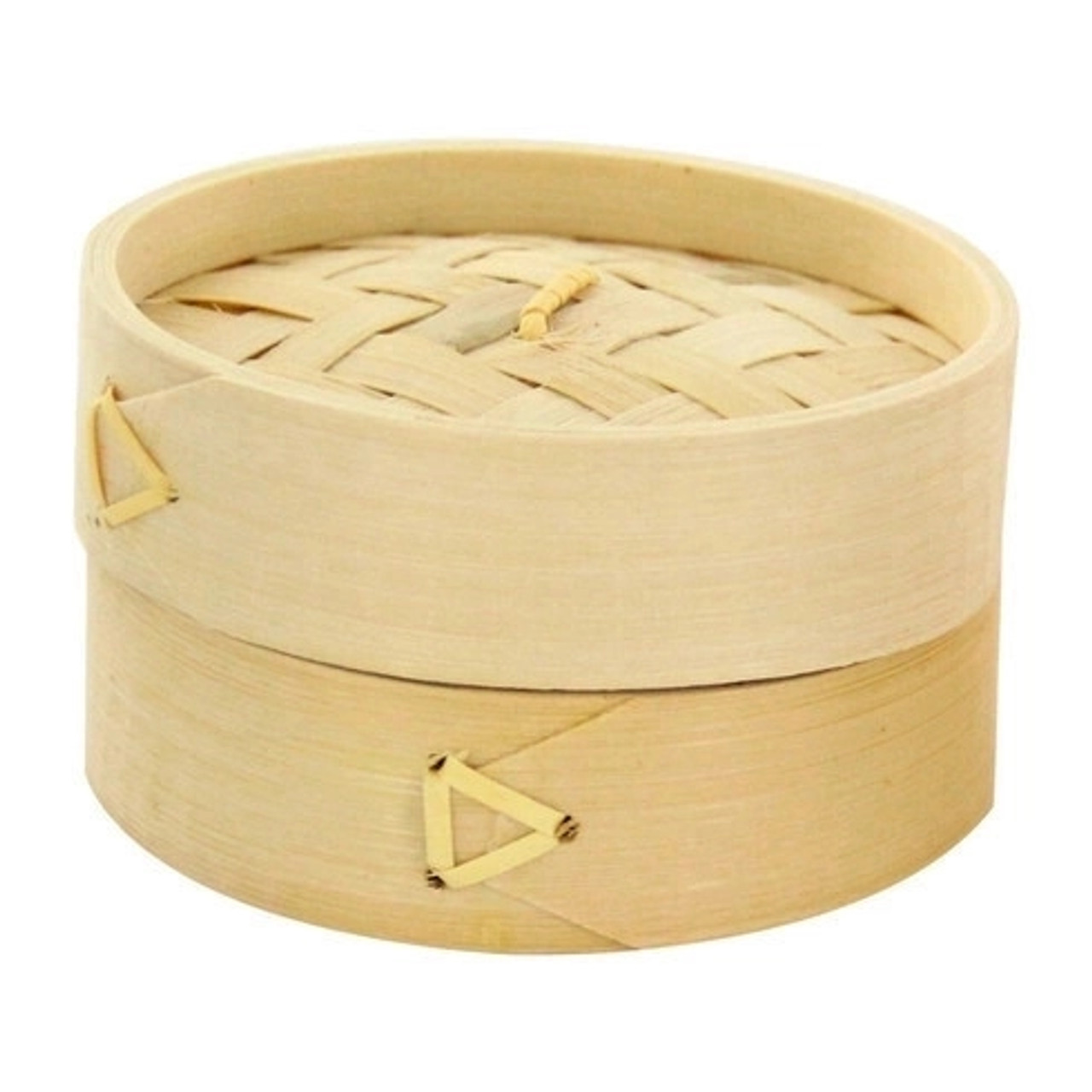 Dim Sum Mini Reusable Bamboo Steamer 6oz D:3.9in - 100 pcs