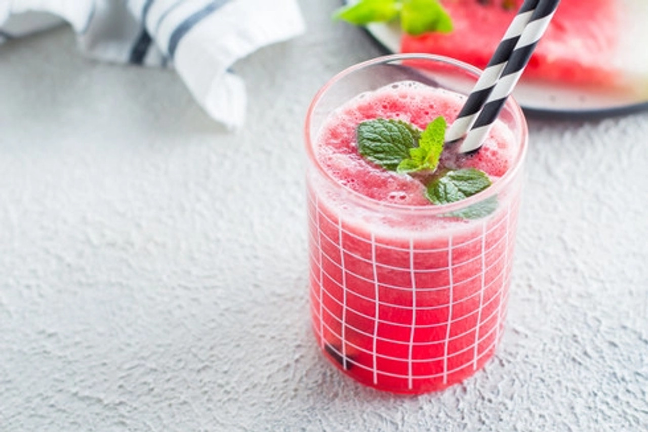 Durable Black & White Striped Cocktail Paper Straws - Unwrapped D:0.2in H:5.7in - 500 pcs