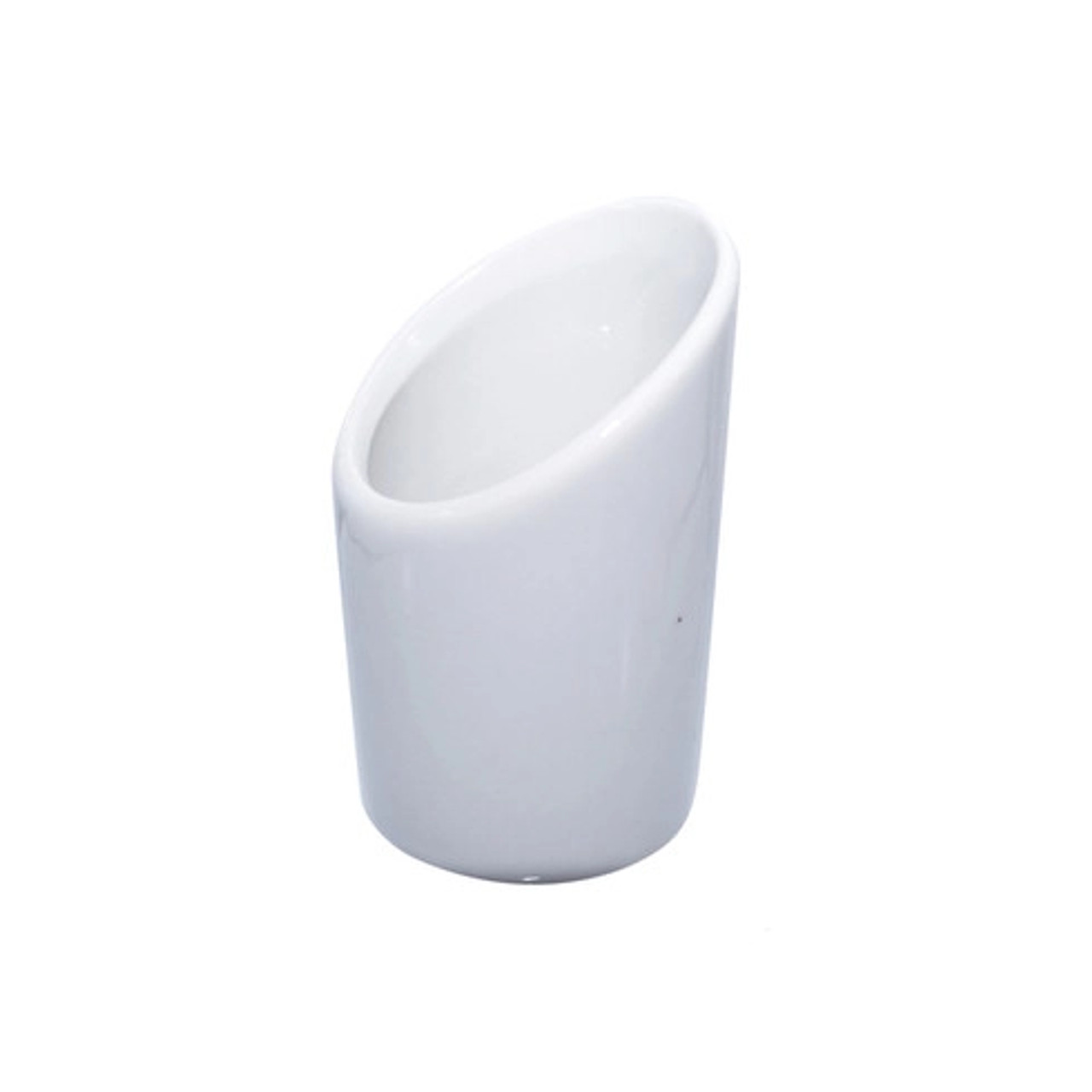 Mini Reusable Porcelain Casserole Dish 1.5oz D:1.75in H:3in - 4 pcs