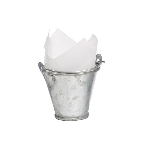 Mini Reusable Metal Bucket 1oz D:2in H:1.6in - 24 pcs