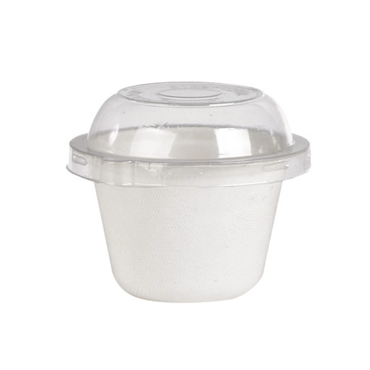 Clear PET Lid for 210GPU350 & 210GPU500 D:4.56in H:1.1in - 50 pcs