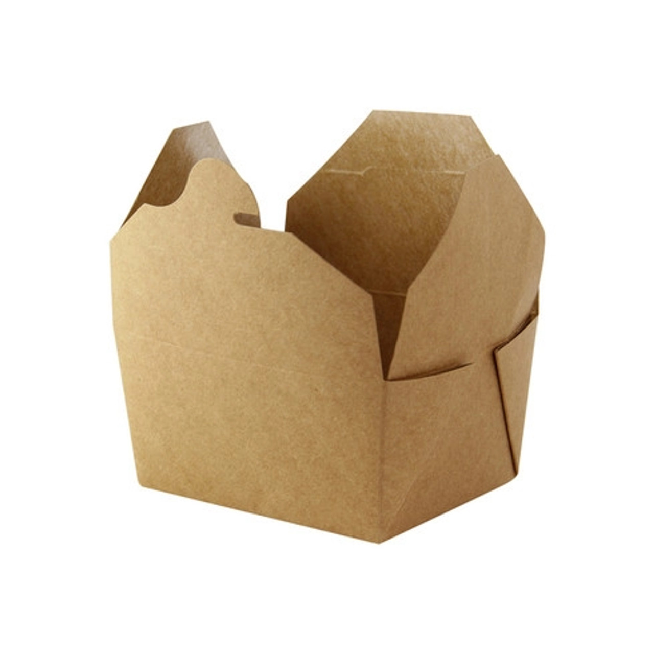 Kraft Meal Box 50oz Base:L:7.75in W:5.5in H:2in Top:L:8.5in W:6.3in H:2in - 25 pcs