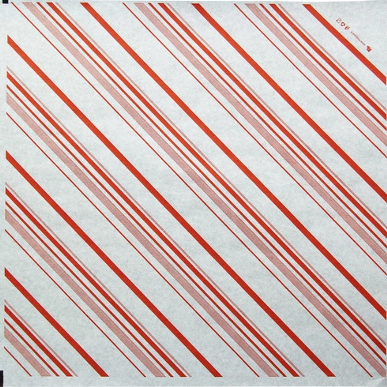 Greaseproof Decorative Paper Liners Red Design L:12.6in W:12.2in - 500 pcs