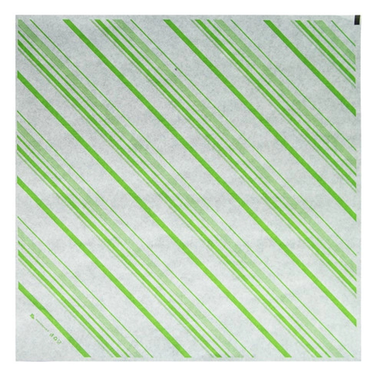Greaseproof Decorative Paper Liners Green Design L:12.6in W:12.2in - 500 pcs