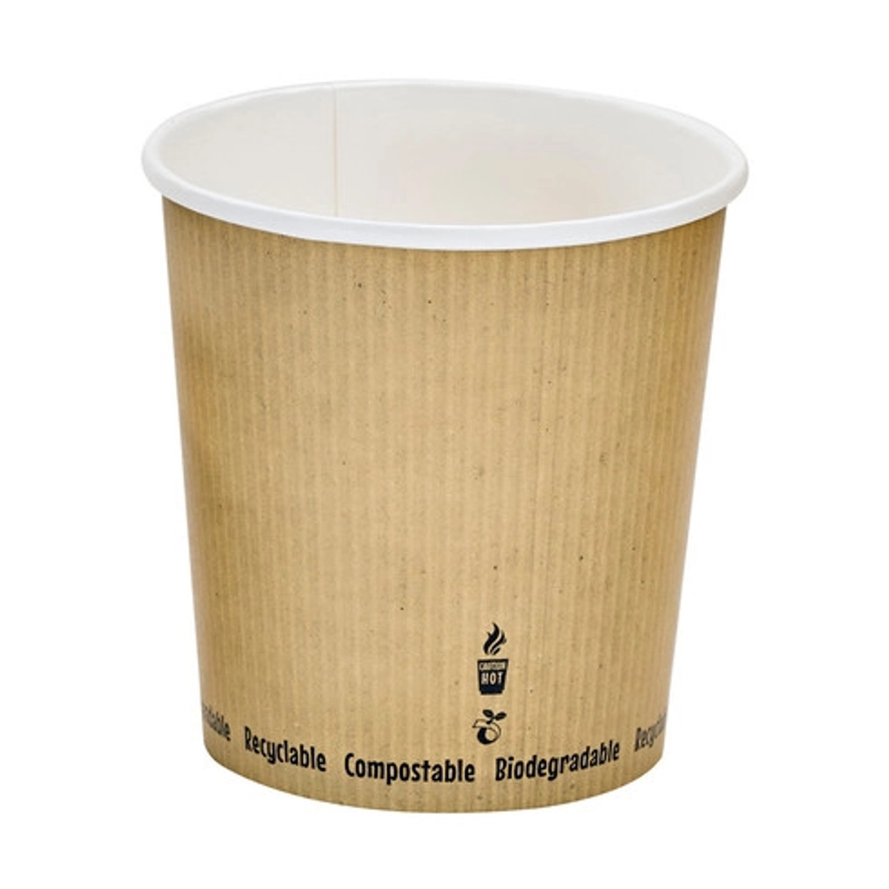 Compostable Soup Cup 24oz D:4.5in H:4.4in - 25 pcs