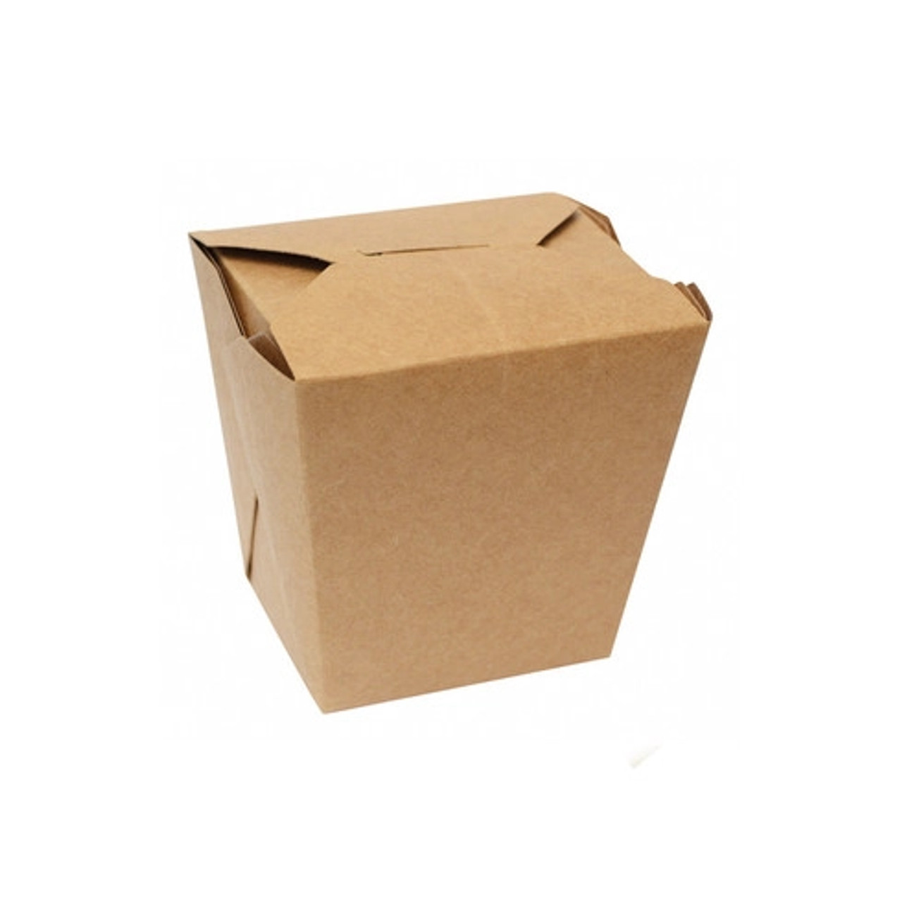 Kraft Take Out Container 26oz L:4in W:3.5in H:4in - 25 pcs