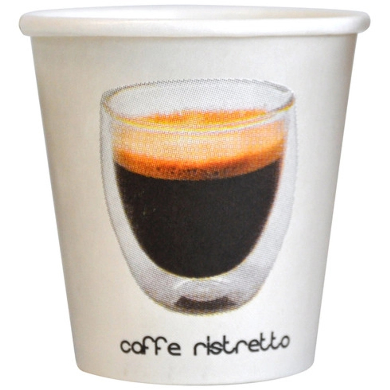 Ristretto Paper Cup 3oz D:2.2in H:2.2in - 50 pcs