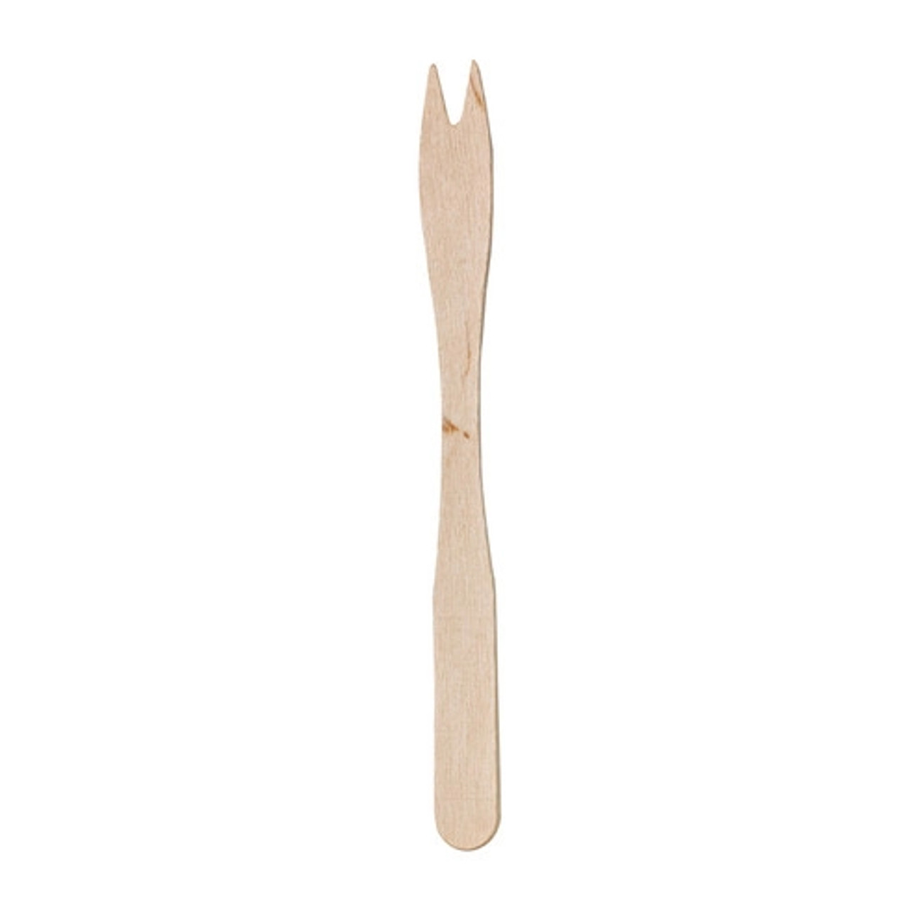 Mini Wooden Fork Picks L:5.5in - 500 pcs