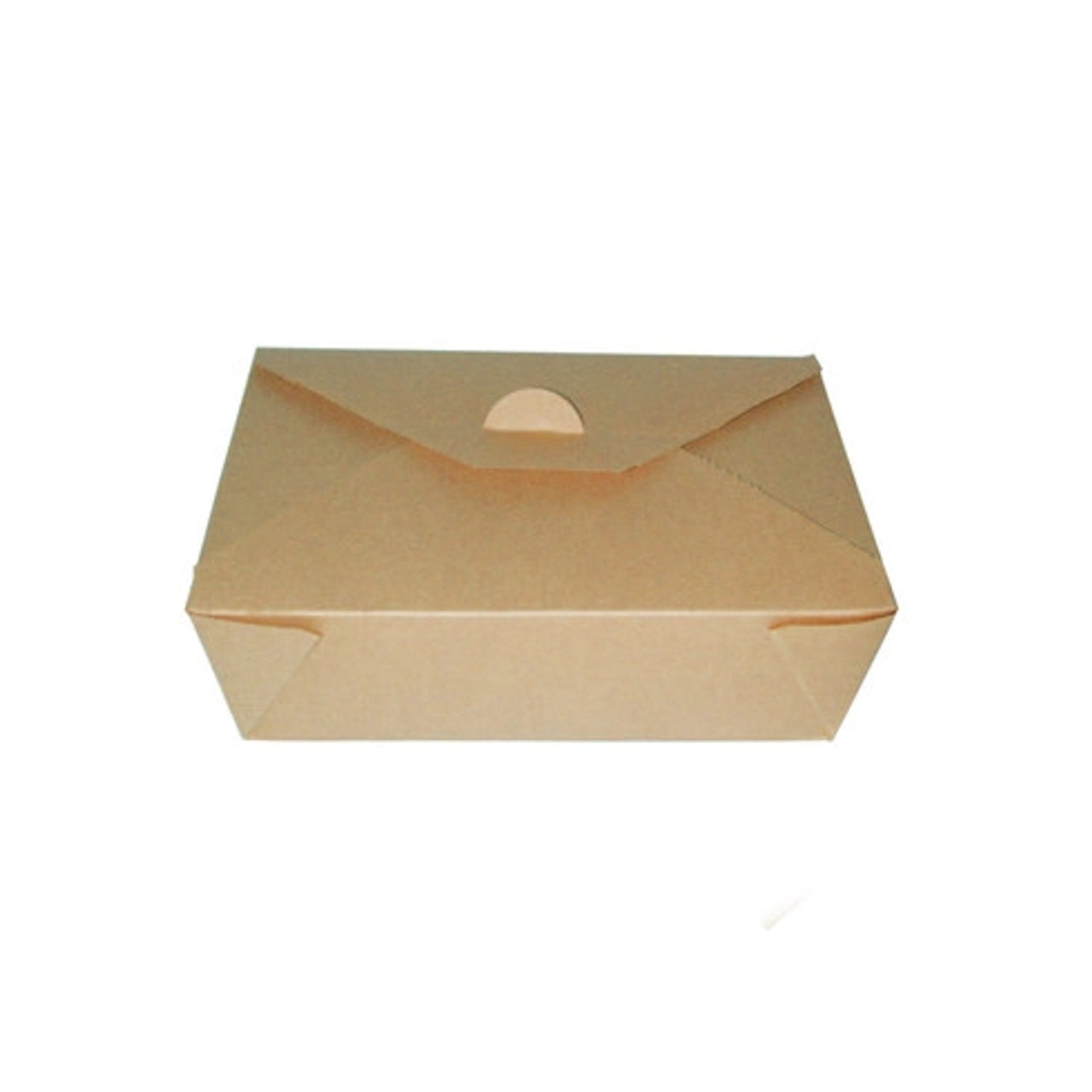 Kraft Meal Box 70oz Base:L:7.7in W:5.5in H:2.5in Top:L:8.5in W:6.3in H:2.5in - 50 pcs