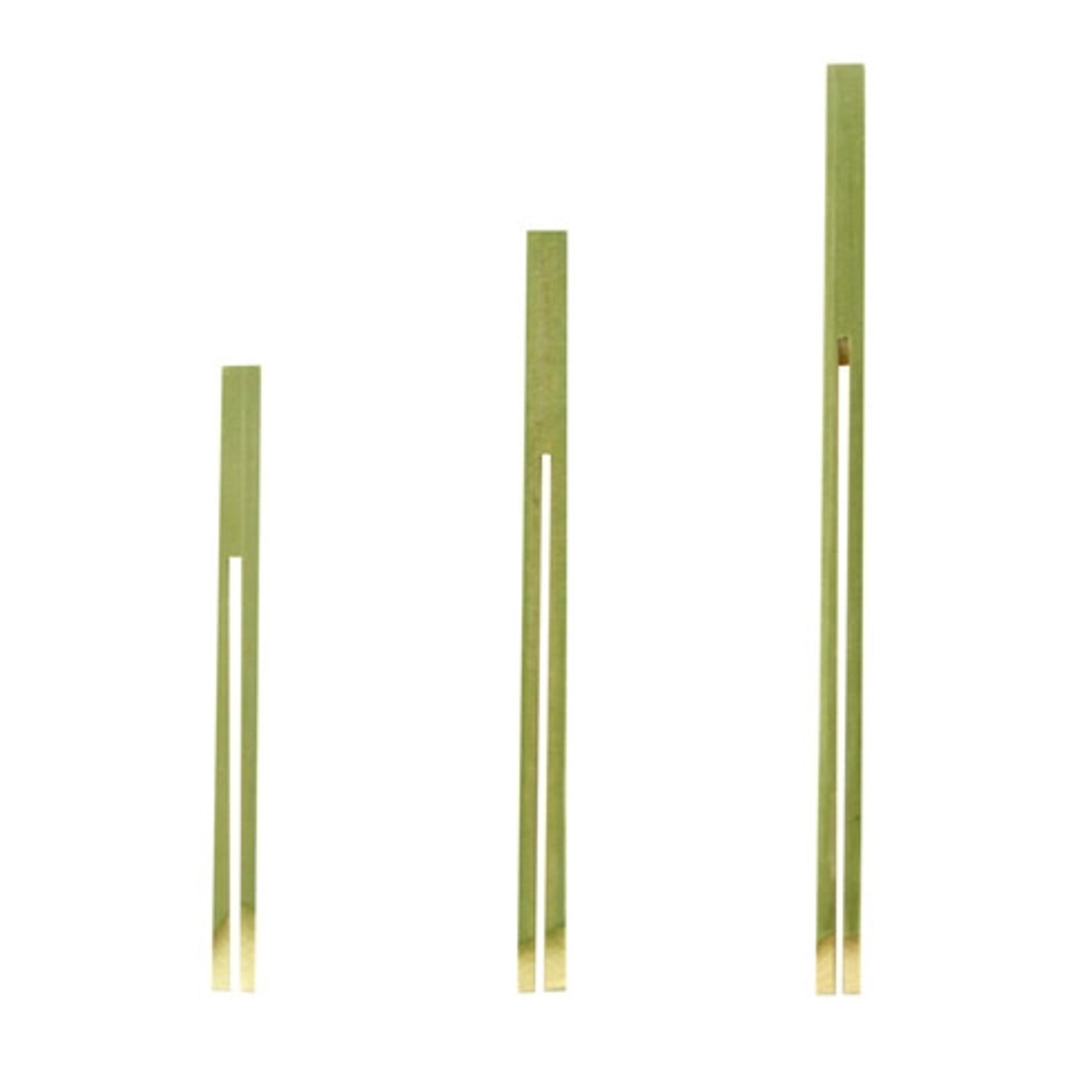 DUAL PRONG Bamboo Double Pick Skewer L:5.5in W:0.3in L:0.1in - 100 pcs