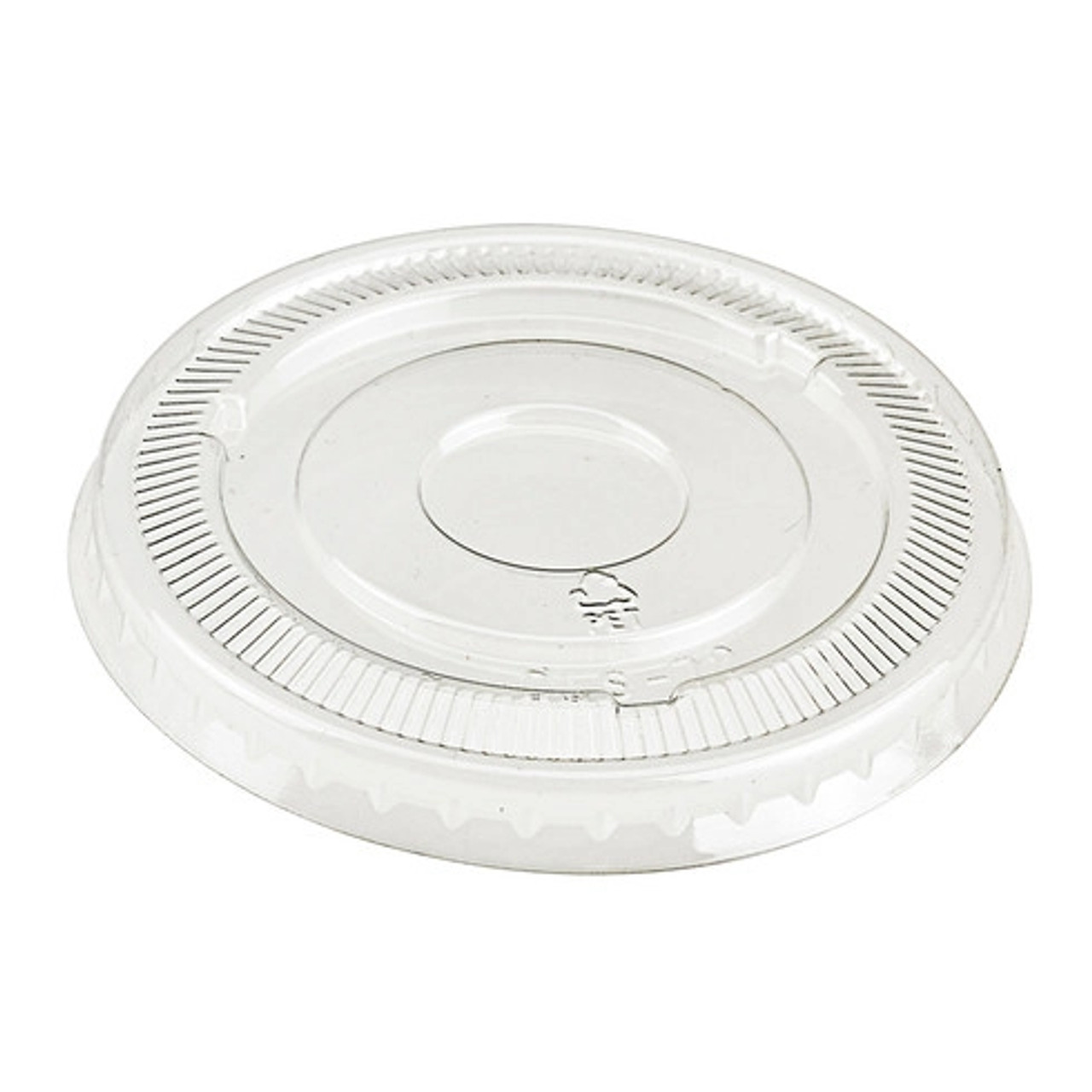PET Flat Lid D:2.83 H:0.3in - 50 pcs