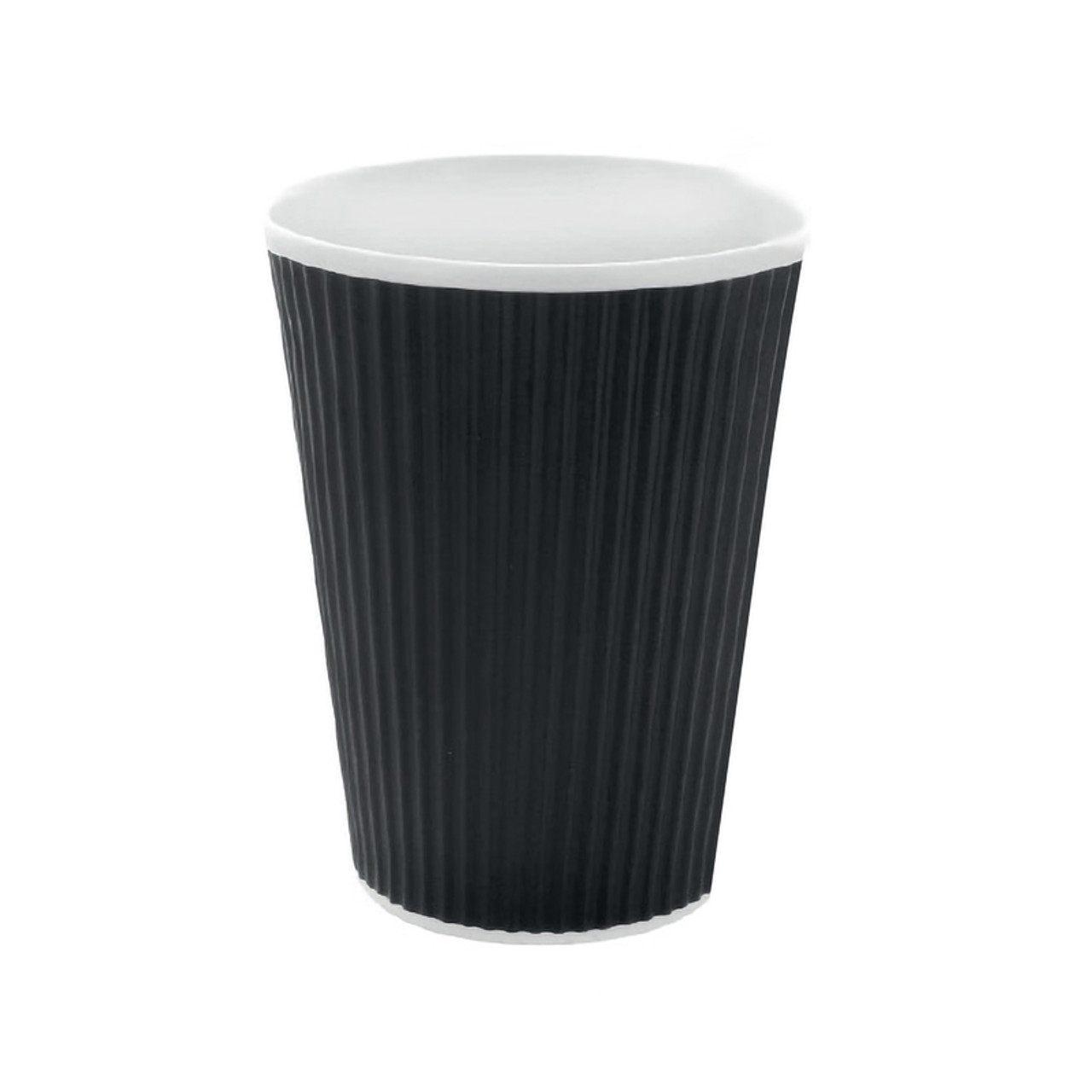 Order a Sample - Rippled Black Cup 20oz Dia:3.5in H:6.1in
