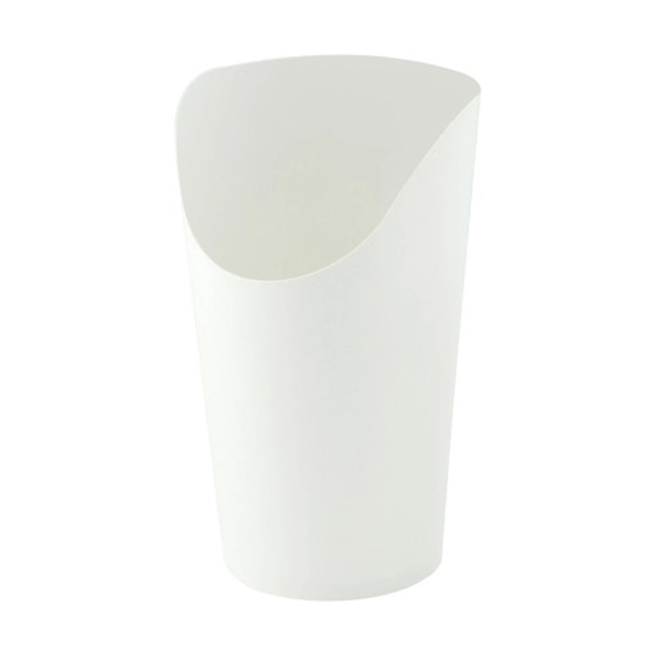 White Kraft Wrap Cup 12oz H:5.3 D:2.36in - 50 pcs