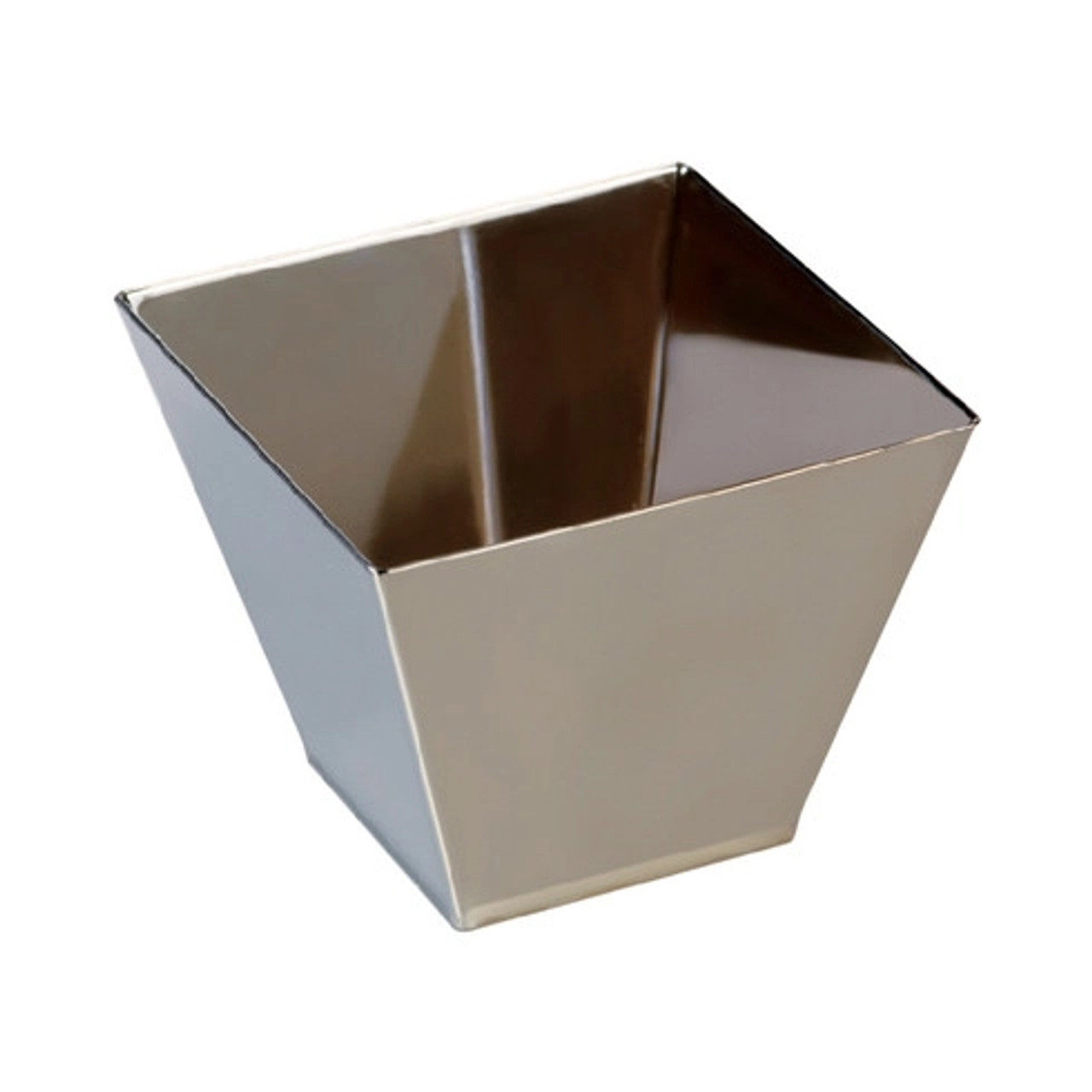 RAMBO SQUARE SILVER MINI DISH 5.25oz L:2.75in W:2.75in H:2.2in - 100 pcs