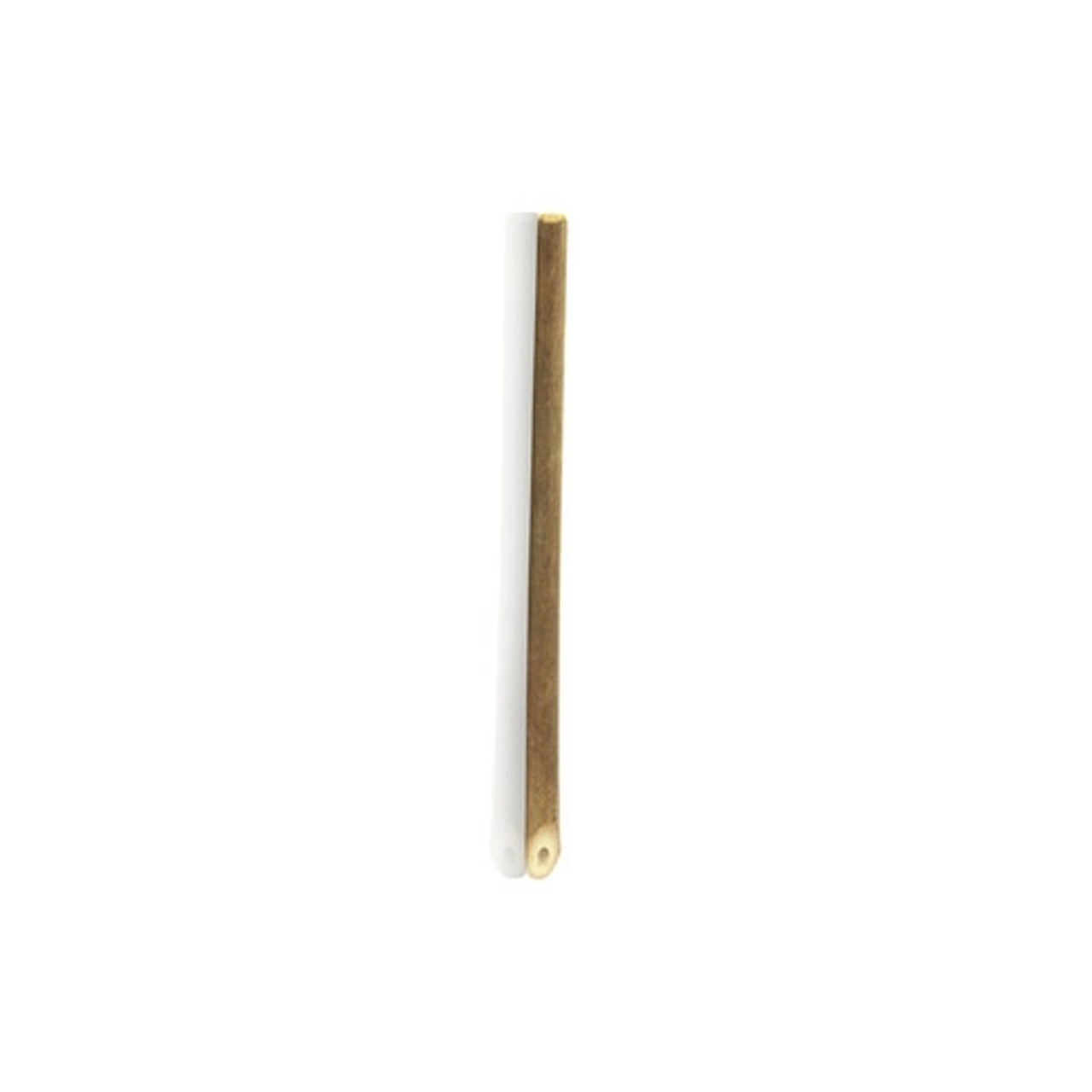Unwrapped Durable & Reusable Cocktail Bamboo Straw D:0.45in 5.7in - 25 pcs