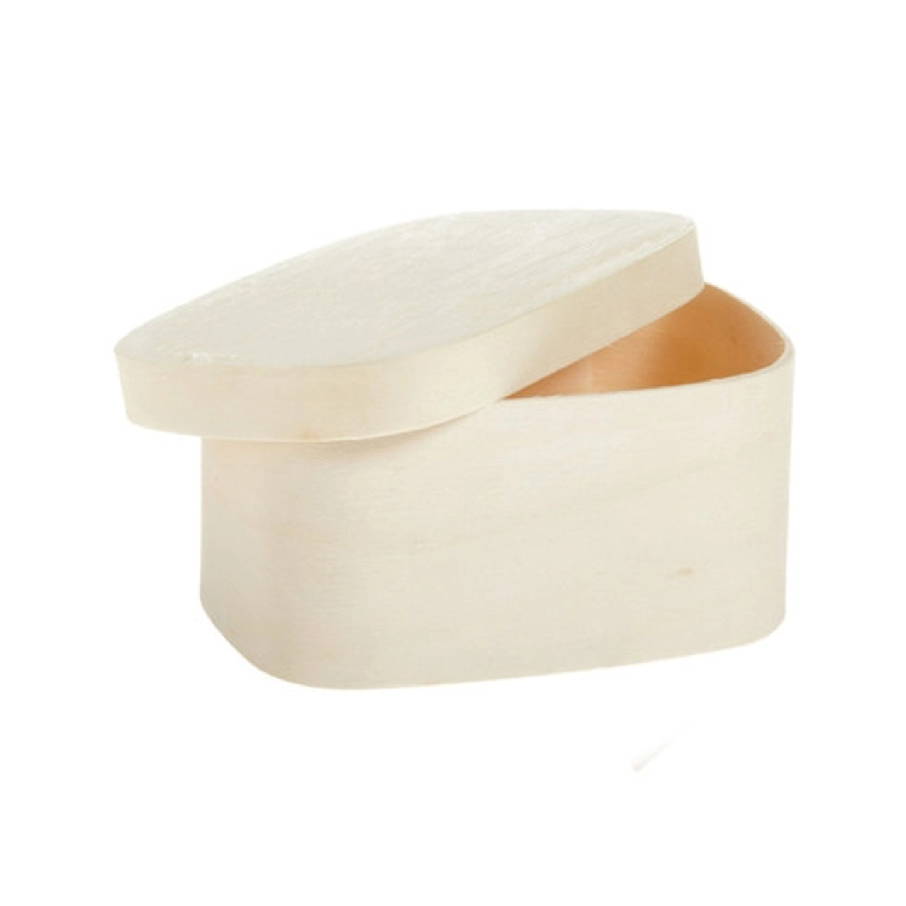 Rectangular Wood Box 8oz L:4.3in W:3in H:2in - 10 pcs