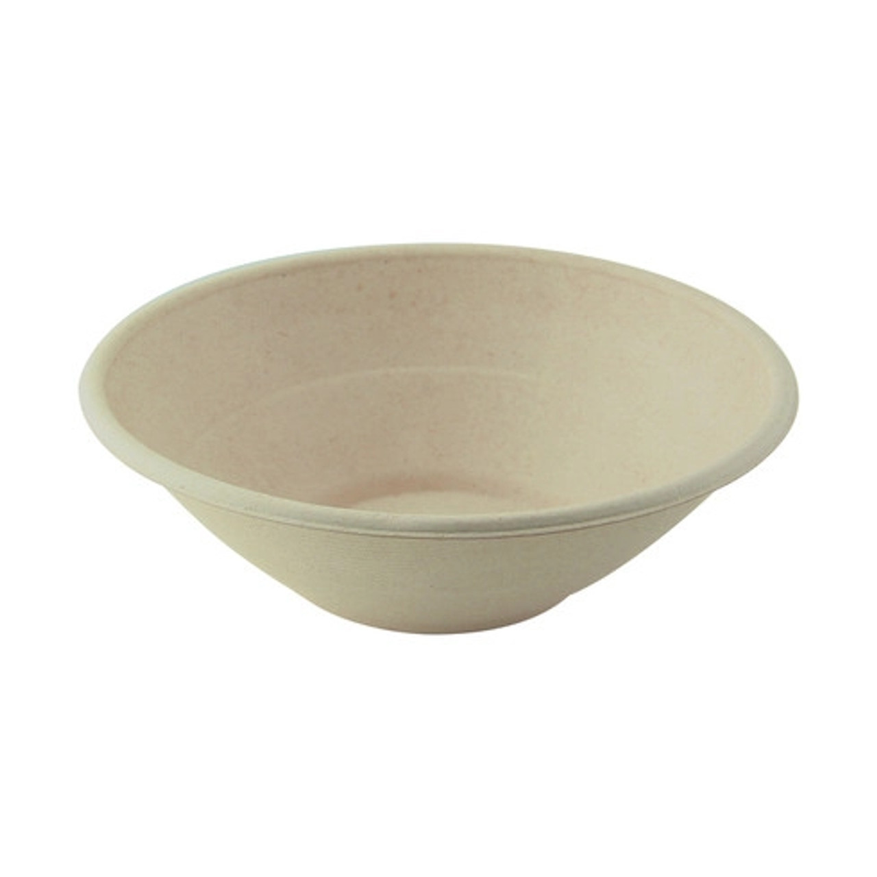 Round Brown Sugarcane Bowl 32oz D:7.7in H:2.5in - 125 pcs