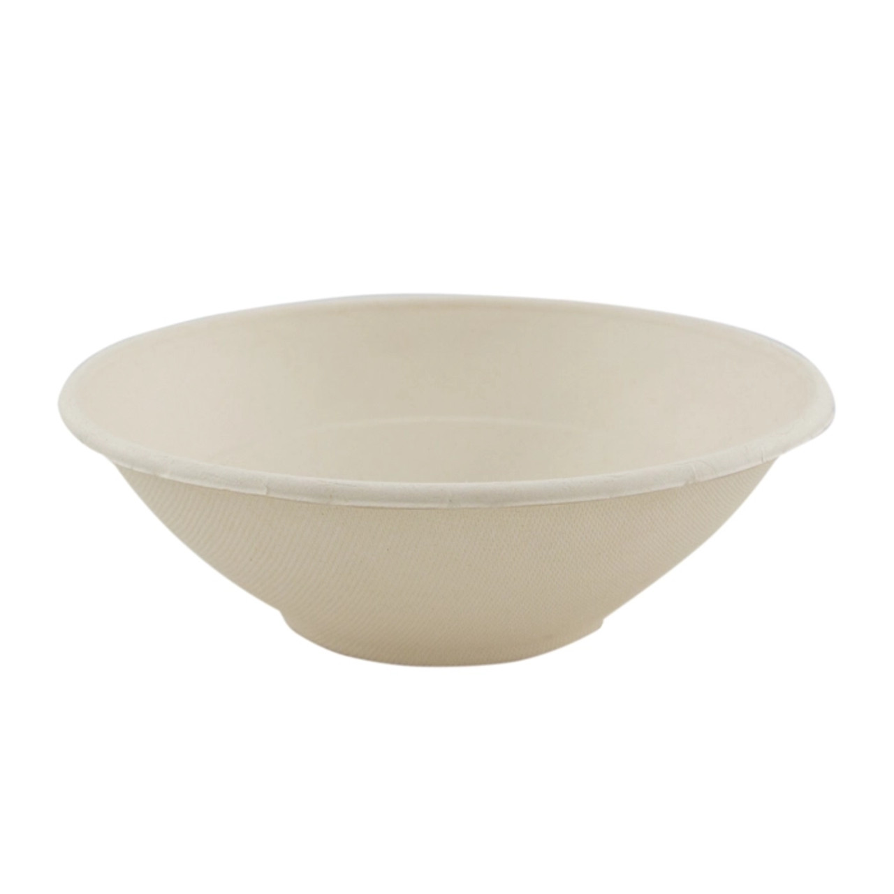 Round Brown Sugarcane Bowl 32oz D:7.7in H:2.5in - 125 pcs