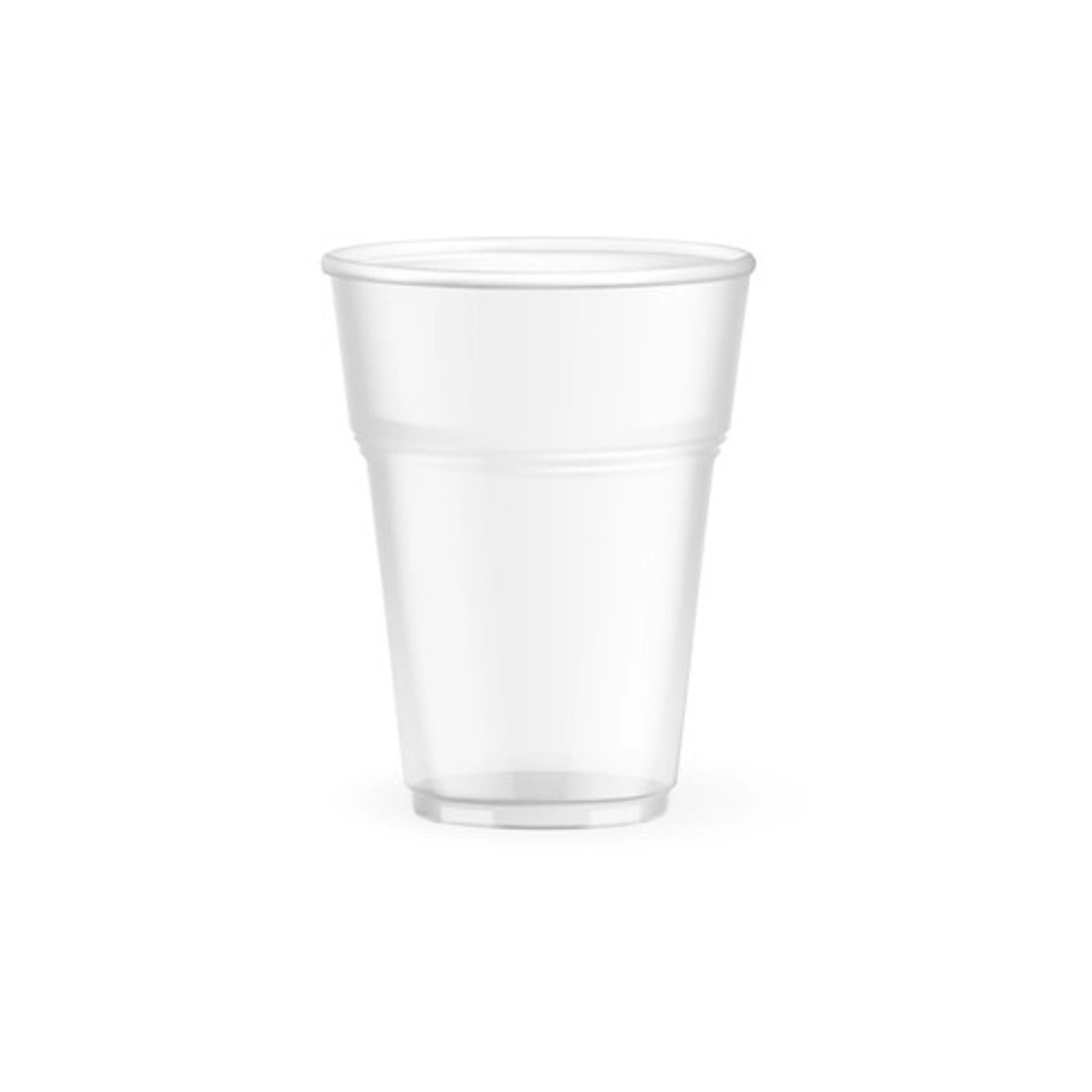Clear Compostable Cup 8oz D:3in H:3.4in - 50 pcs