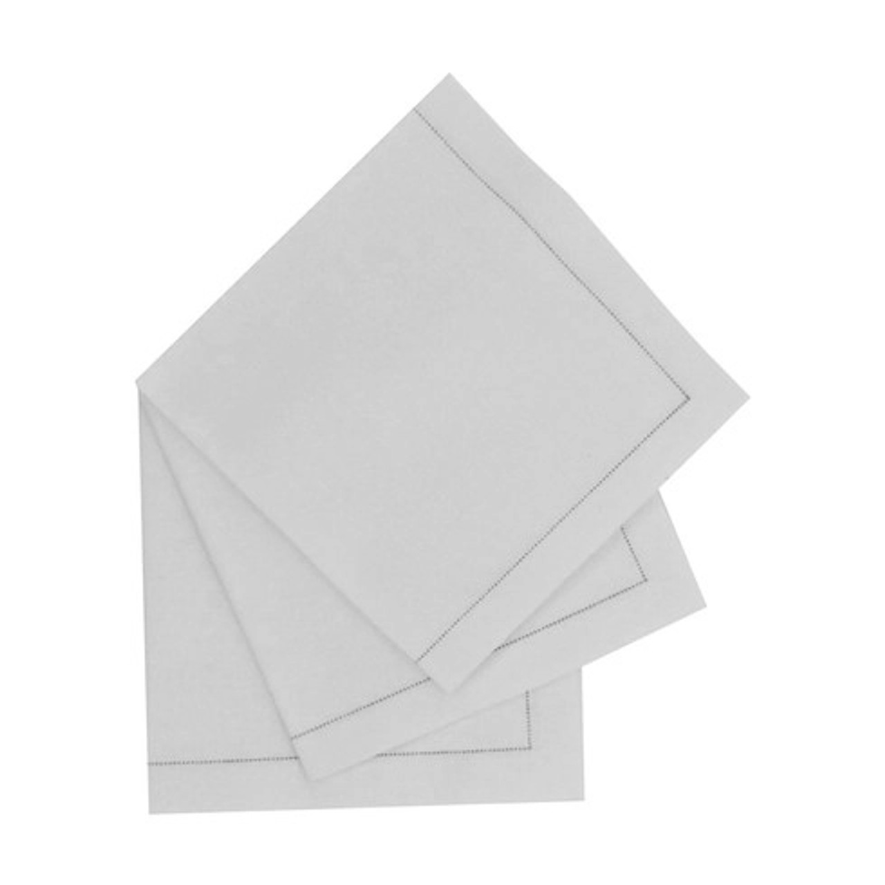 Luxury Sweet Cream Cotton Cocktail Napkin L:7.9in W:7.9in - 100 pcs