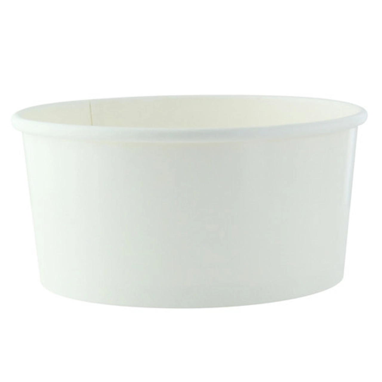 Buckaty Round White To Go Container 30oz D:5.9in H:3in - 45 pcs