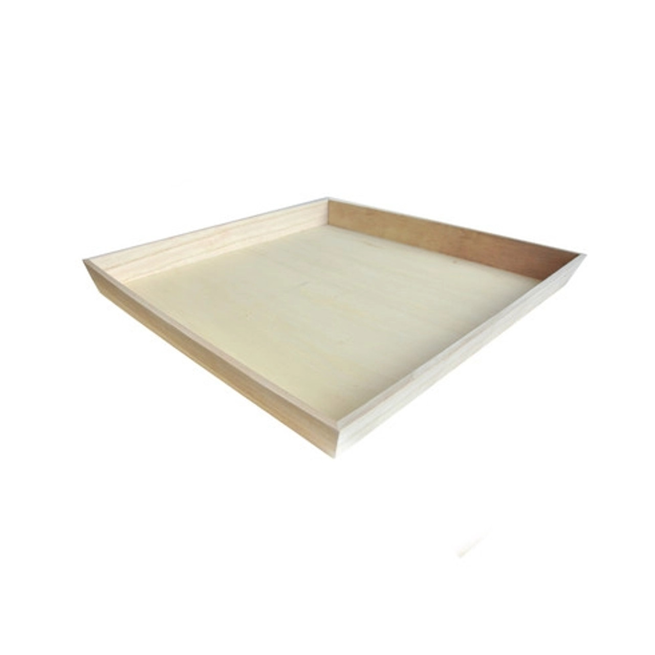 NOAH3939 Heavy Duty Wooden Tray Top:L:17in W:17in Bottom:L:15.8in W:15.8in H:1.75in - 1 pcs
