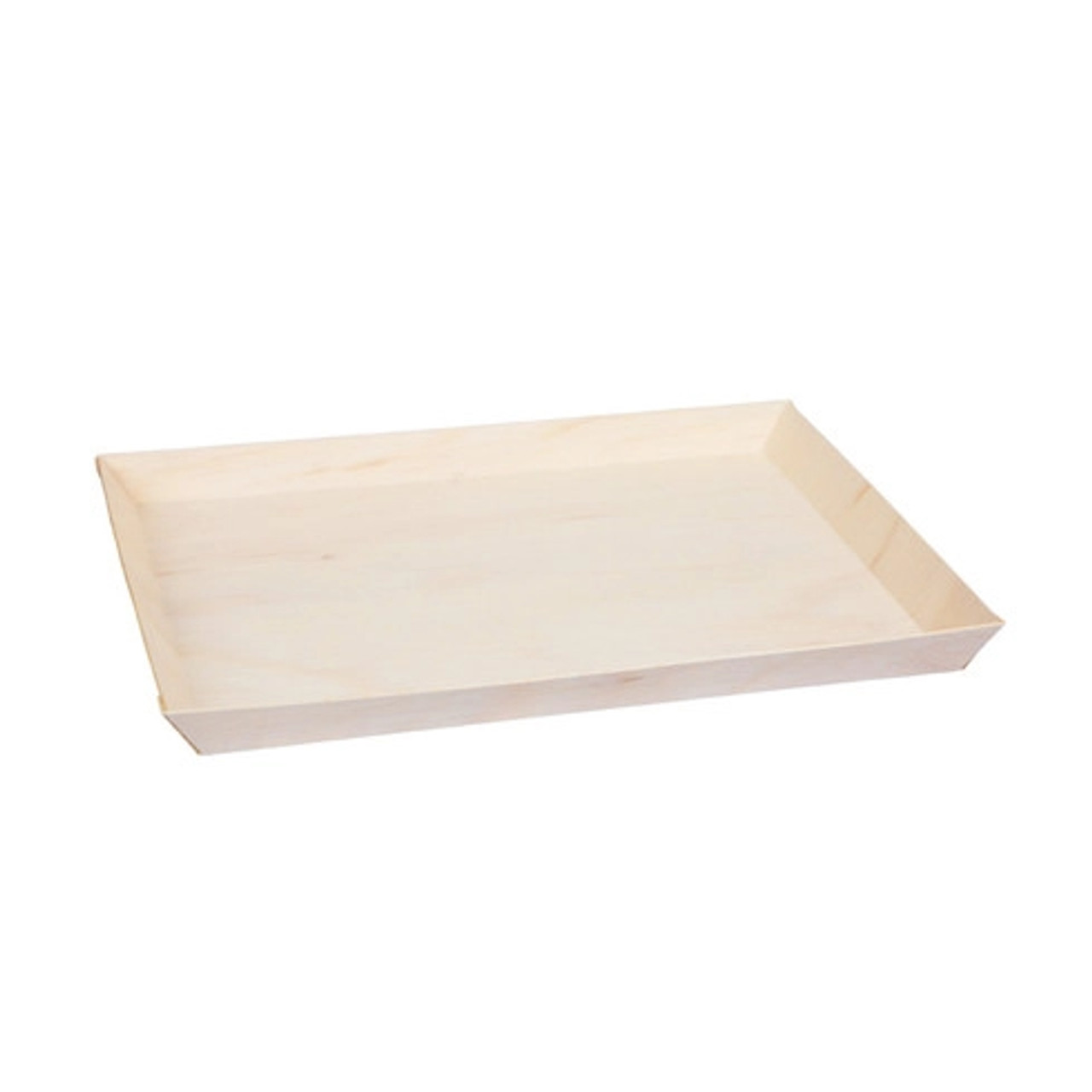 Rectangular Samurai Wooden Tray 16oz L:5.1in W:7in H:1.1in - 100 pcs