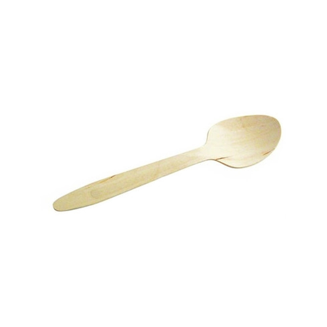 WOODSY Wooden Spoon L:6.2in - 24 pcs