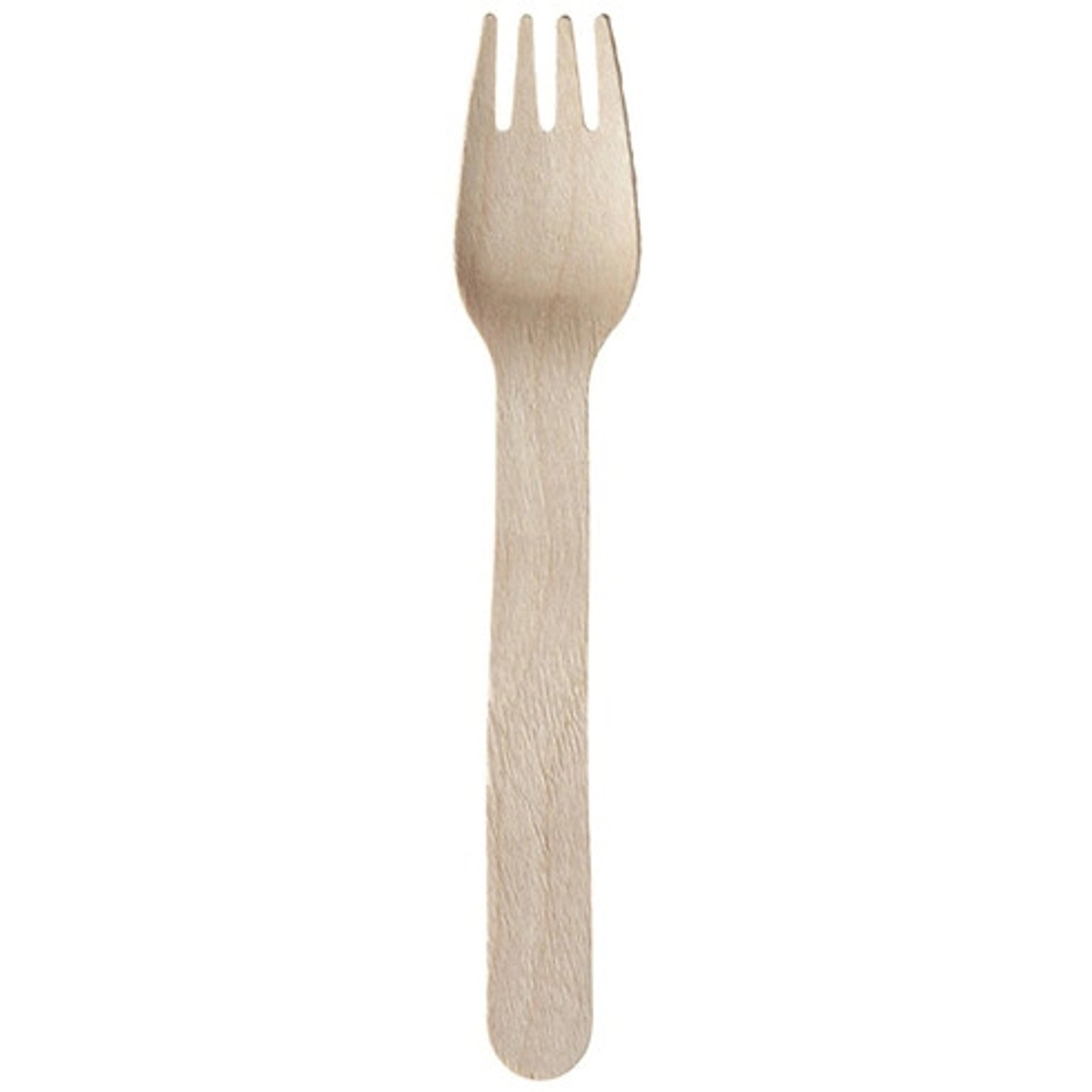 WOODSY Wooden Fork L:6.22in - 24 pcs