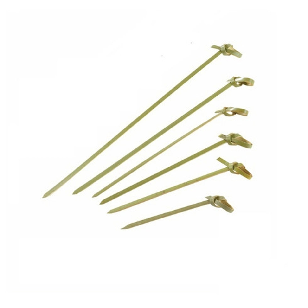 Bamboo Knotted Skewers L:4.1in - 50 pcs