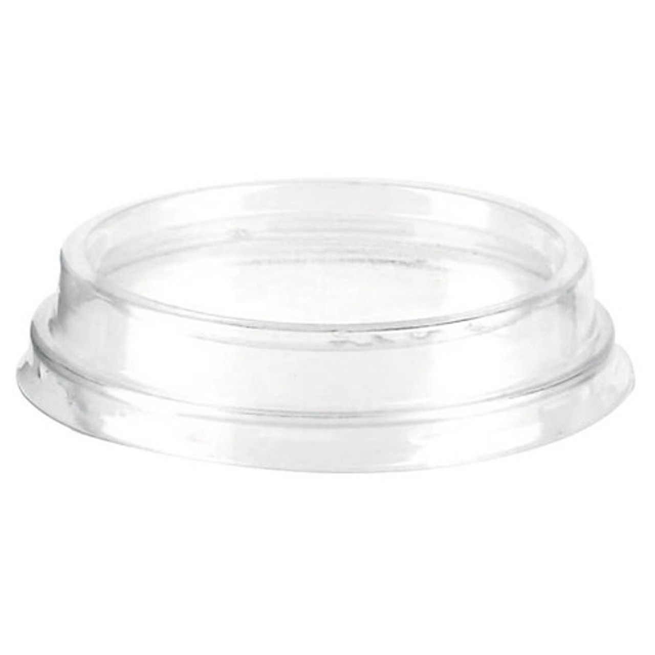 Clear Compostable Flat Lid for 210GPLA200 D:2.99in - 100 pcs