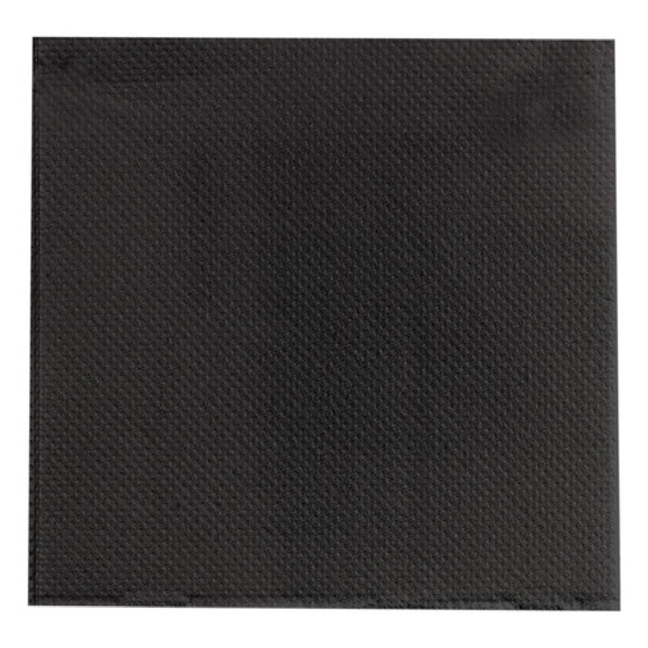 Point to point  Black Tissue Napkin 10x10in 2 Ply, 1/4 Fold - 50 pcs