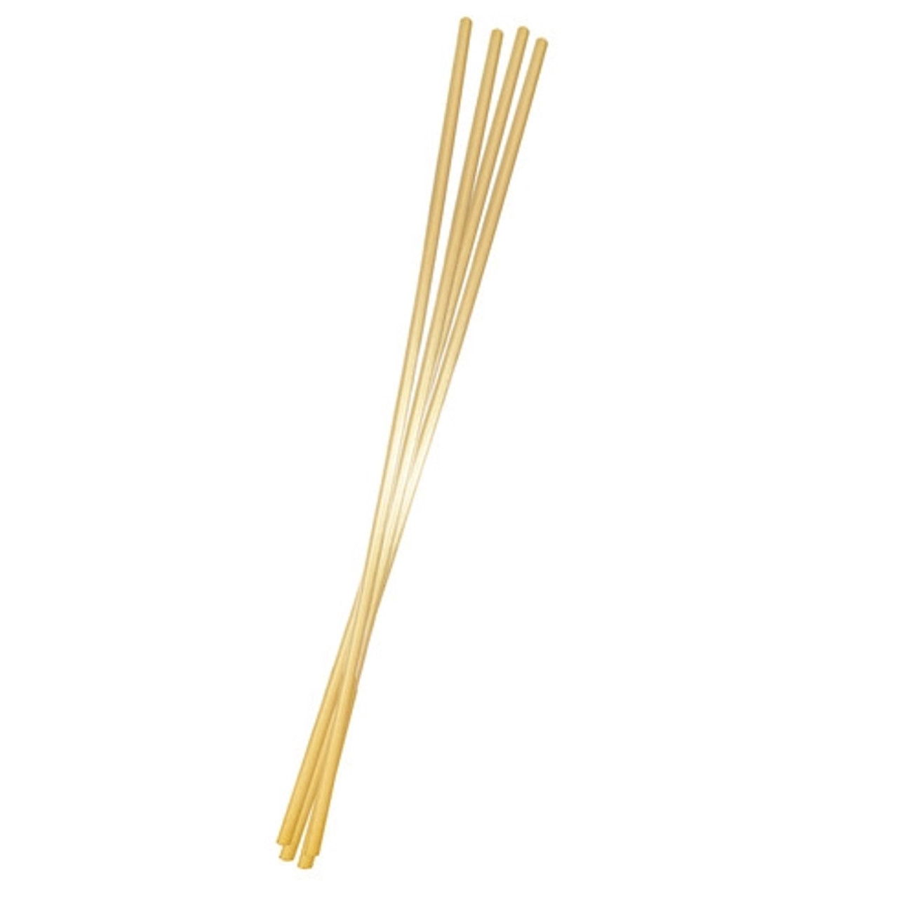 Unwrapped Natural Wheat Straws D:0.16in H:7.5in - 100 pcs