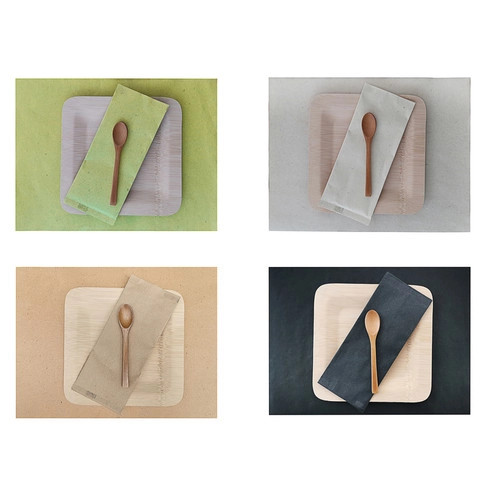 Paper Mat Classy Beige paper place mat L:15.8in W:11.8in - 250 pcs - BioandChic