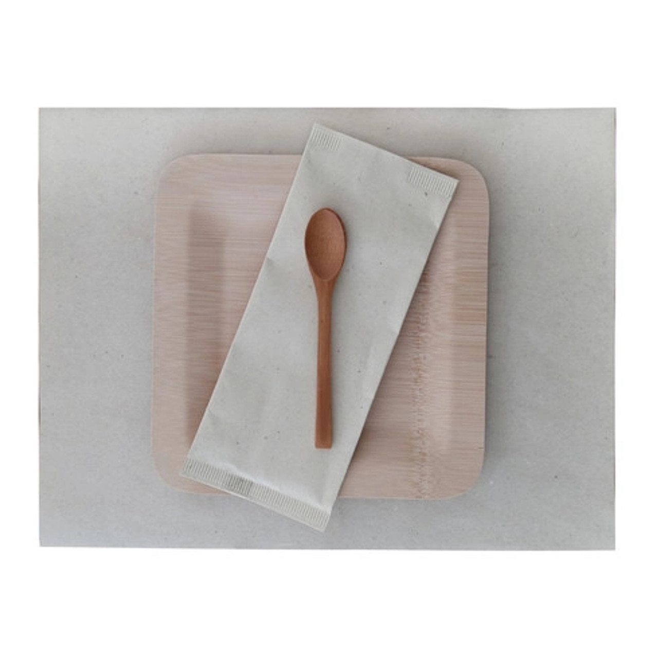 Cream paper place mat L:15.8in W:11.8in - 250 pcs