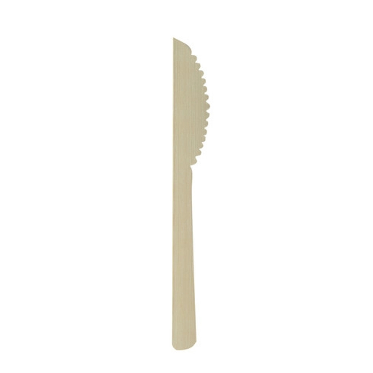 Unwrapped Wooden Knife L:5.47in - 100 pcs