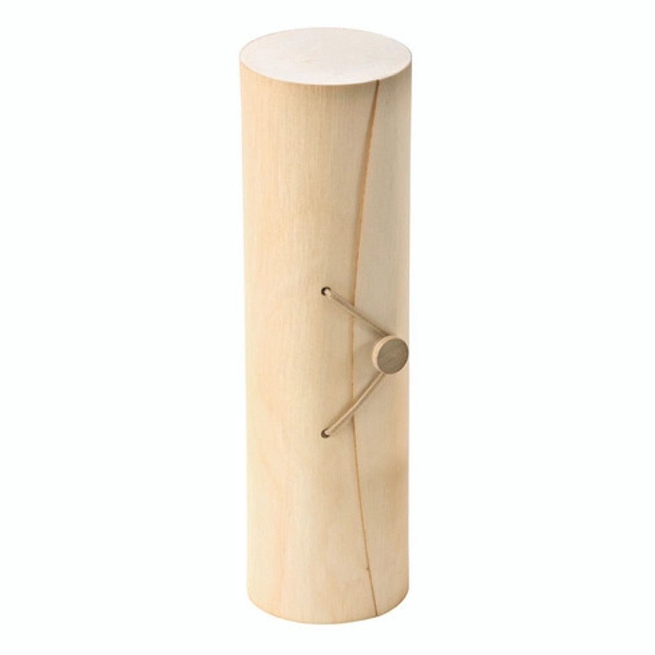 Cylindrical Wooden Box for 7 Macarons with Latch D:2.5in L:8.9in - 50 pcs