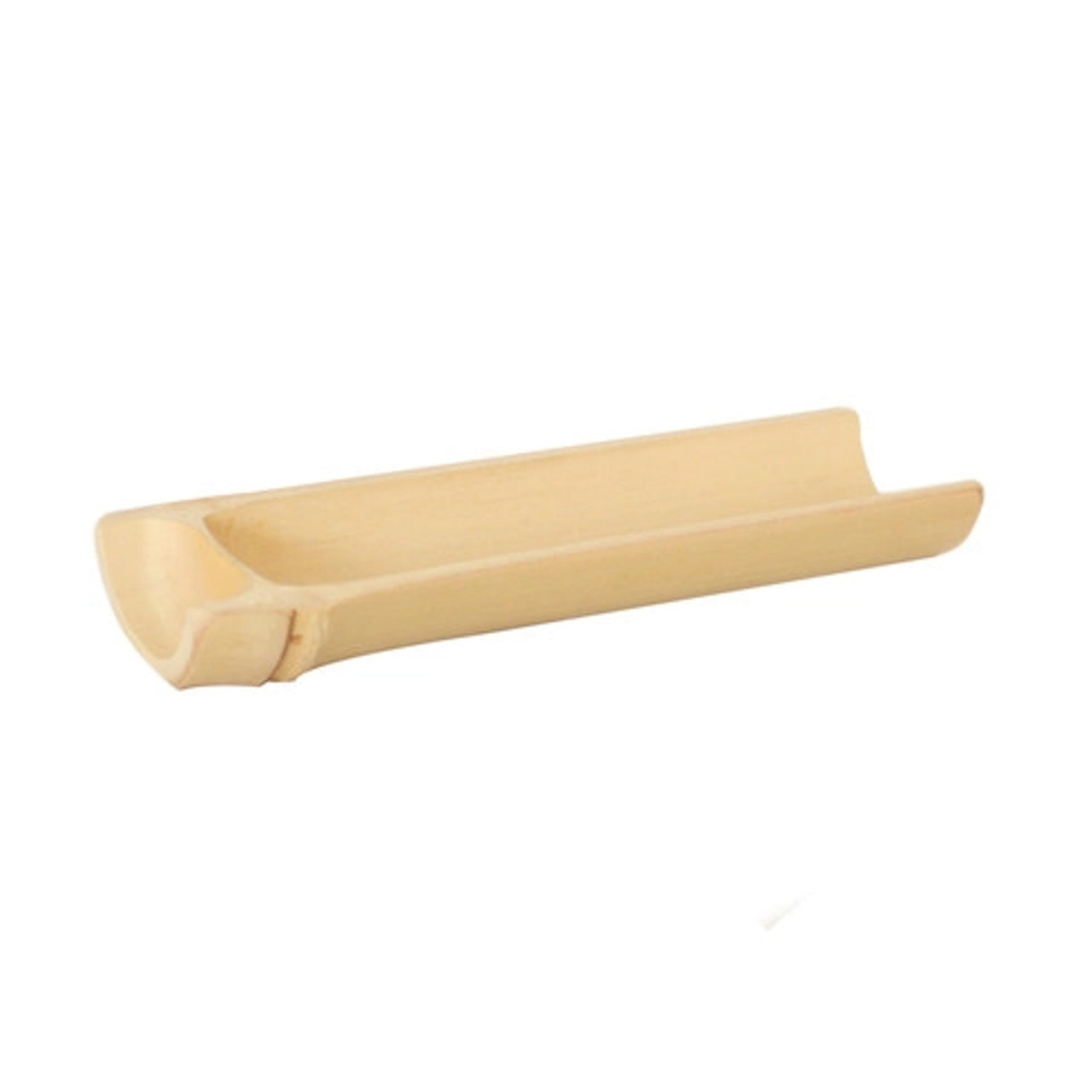 OSAKA Half Circular Bamboo Dish L:5.9in W:1.5in H:0.53in - 20 pcs