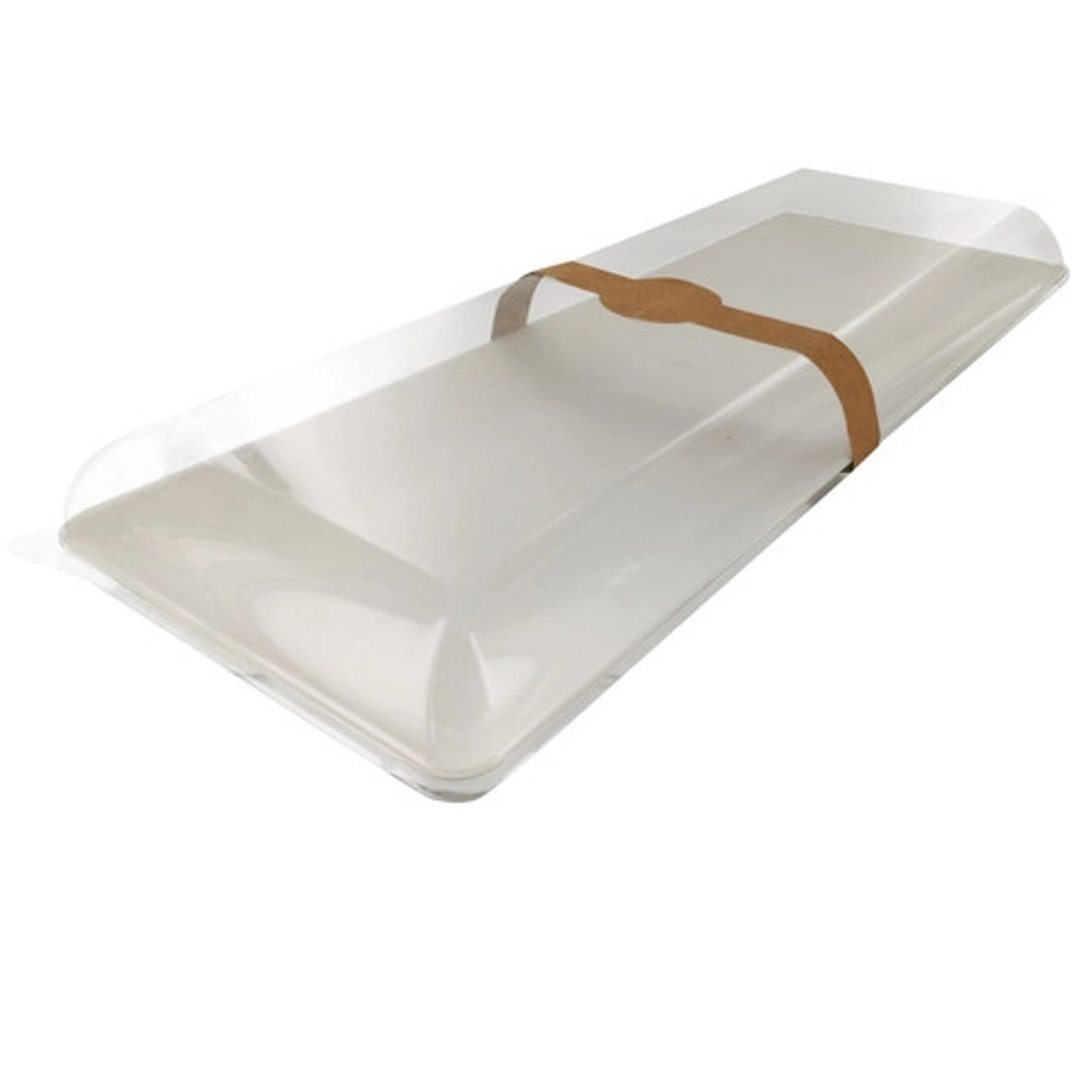 Clear PET Lid for 210BCHIC3915 L:15.9in W:6.18in H:1.29in - 100 pcs