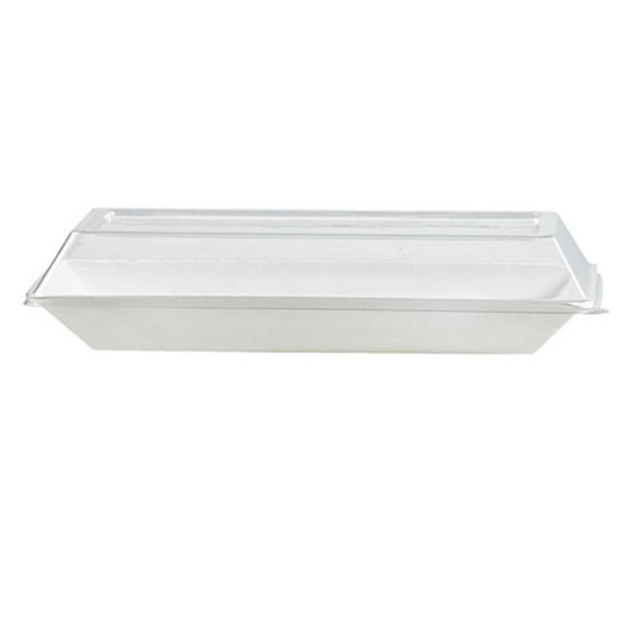Clear PET Lid for 210ECOD2724 L:10.3in W:5.19in H:1.29in - 50 pcs