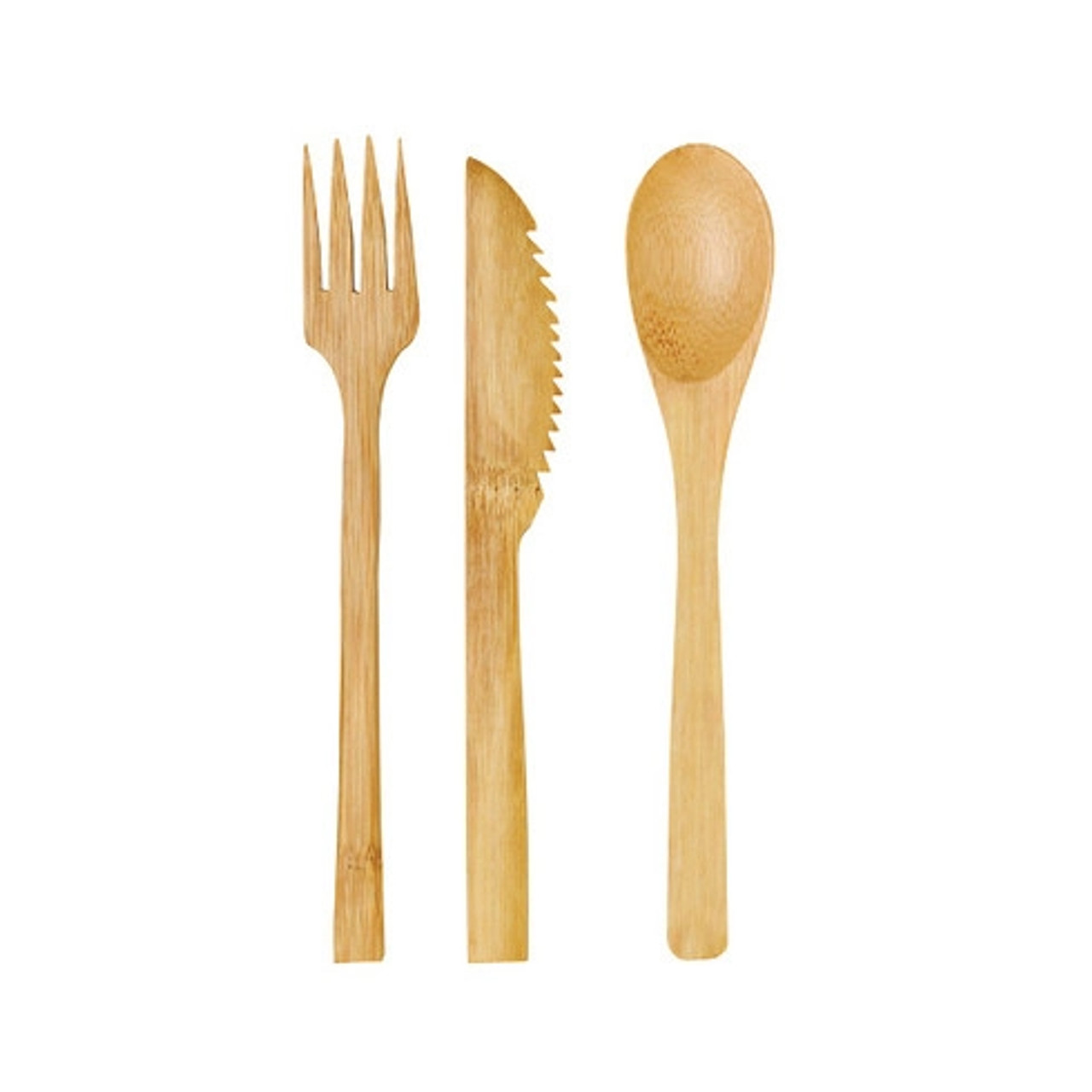 BAMBI Bamboo cutlery kit  - 12 pcs