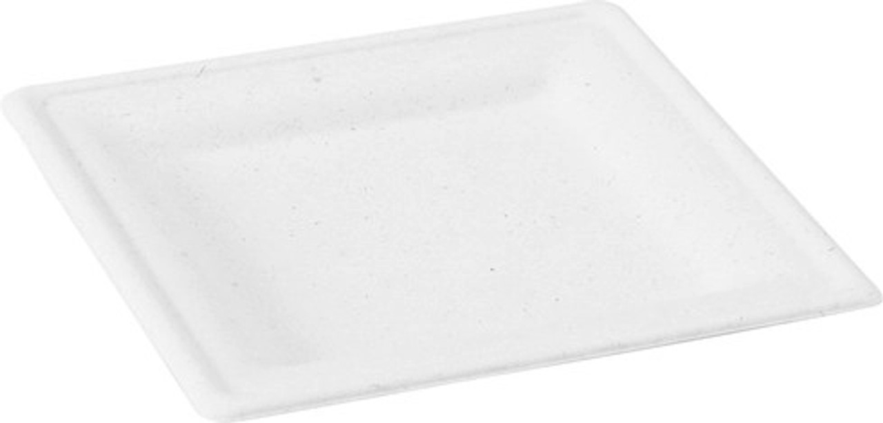 210APU2020A - Square white plate L:7.8in W:7.8in H:0.6in - 50 pcs